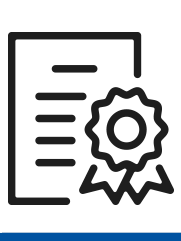 icon certificado de calidad Garantía de calidad certificada